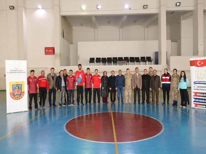 Jandarma Personelleri İle Görme Engelli Bireyler arasında Goalball Maçı Yapıldı
